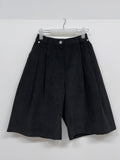 Pinot Corduroy Pintuck Bermuda Pants
