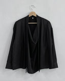 Scott Drape Tie Blouse