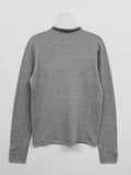 Soft Mock Neck Knit T-shirt