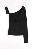 Ray Unbalance Shirring Tee