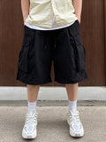 Nylon Cargo Bermuda Pants