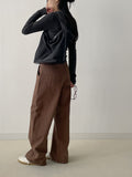 414 Rivet Cotton Wide Pants