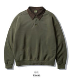 Lazy Field Pigment Collar Sweatshirt