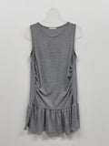 Shirring Frill Layered Sleeveless