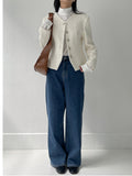 Cellion Wool Tweed Short Jacket