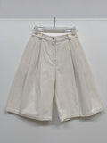 Pinot Corduroy Pintuck Bermuda Pants