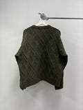 Three-Dimensional Square Wool Knit