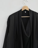 Scott Drape Tie Blouse