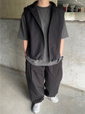 GORPCORE Hood Vest Zip-up