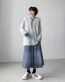 Cool Linen Stripe Long Sleeve