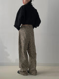 Poodle Fleece Crop Cardigan
