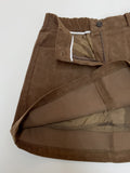 Bring corduroy A-line mini skirt