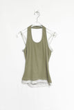 layered halter slv