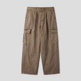 Ku Pigment Cut Cargo Pants