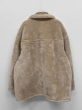 Mink reversible half mustang jacket