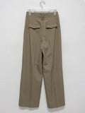 Taize Button Two-Tuck Wide Slacks