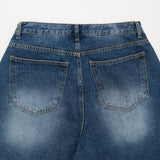 [Plan] Cutting Brush Washing Bermuda Denim