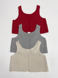 Kyber U-Neck Knit Bustier