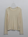 Sleeve See-through Long Sleeve T-shirt