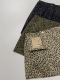 [Lined Pants] Vintage Leopard Mini Skirt