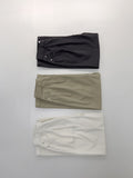 [Belt SET] Stern Pintuck Cotton Wide Pants