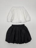 Padded Pumpkin Mini Skirt