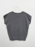 Temp Cap Sleeve Half Knit