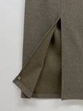 Shear Wool H-line Long Skirt