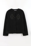 Argyle snap boucle jacket