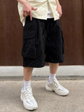 Nylon Cargo Bermuda Pants