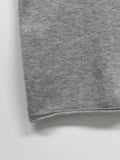 Soft Mock Neck Knit T-shirt