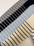 [Plan] Stripe Sailor Raglan Collar Knit