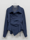 Loke Wrap Shirring Shirt