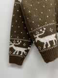 Nordic Cowichan Overfit Knit Zip-up