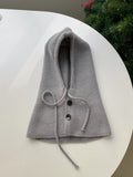 Button Knit Balaclava