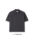 Crop Pocket Ring Short Sleeve Shirt
