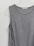 Shirring Frill Layered Sleeveless