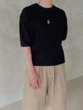 Linen Mix Half Knit