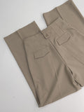 Taize Button Two-Tuck Wide Slacks