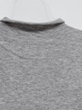 Soft Mock Neck Knit T-shirt