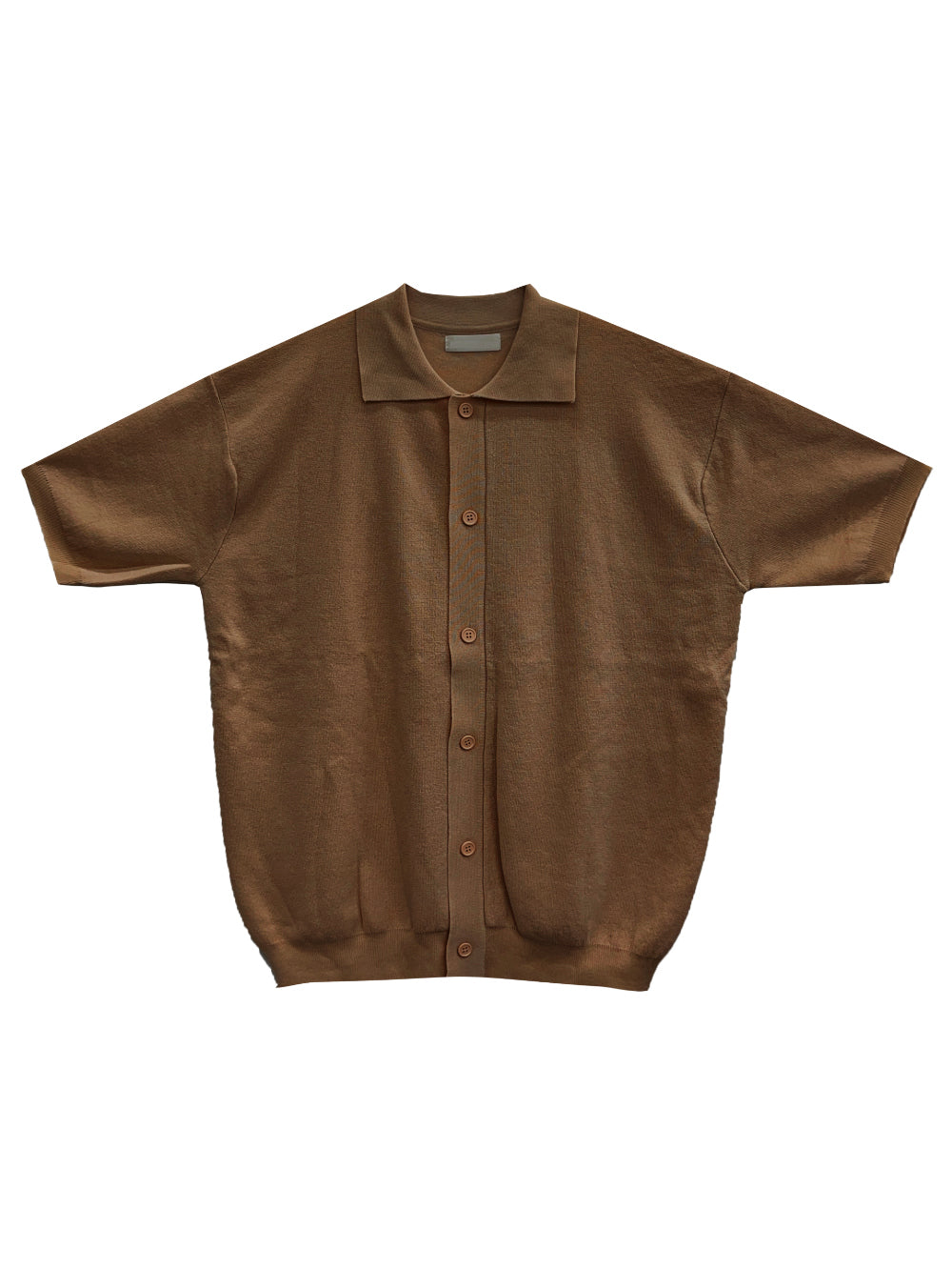 【DISCERNMENT】Basic collar knit short sleeve cardigan DISCERNMENT (ディーサーメント) - ベーシックカラニット半袖