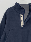Snap Anorak Fleece Sweatshirt