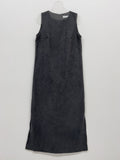 [Skirt SET] Corduroy Sleeveless Long One Piece