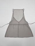 Pintuck See-through Layered Bustier