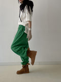 Color Brushed Jogger Training Pants
