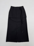 Newpopo Strap Long Skirt