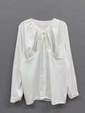 Antu shirring loose fit blouse