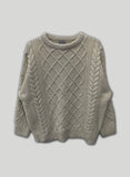 Moa Wool Twist Round Knit