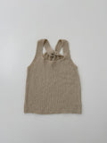 Berry Halter Sleeveless Knitwear