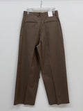 [unisex] Chino Belted Cotton Wide Pants